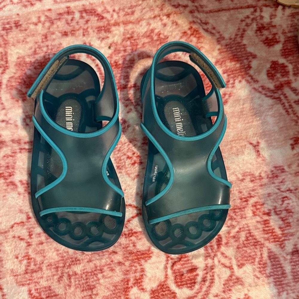 Mini Melissa Kids Teal Sandals